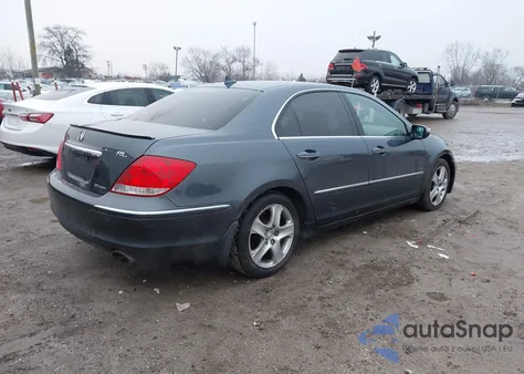 2005 Acura Rl 3.5 из США, поврежденный, VIN JH4KB16545C003645
